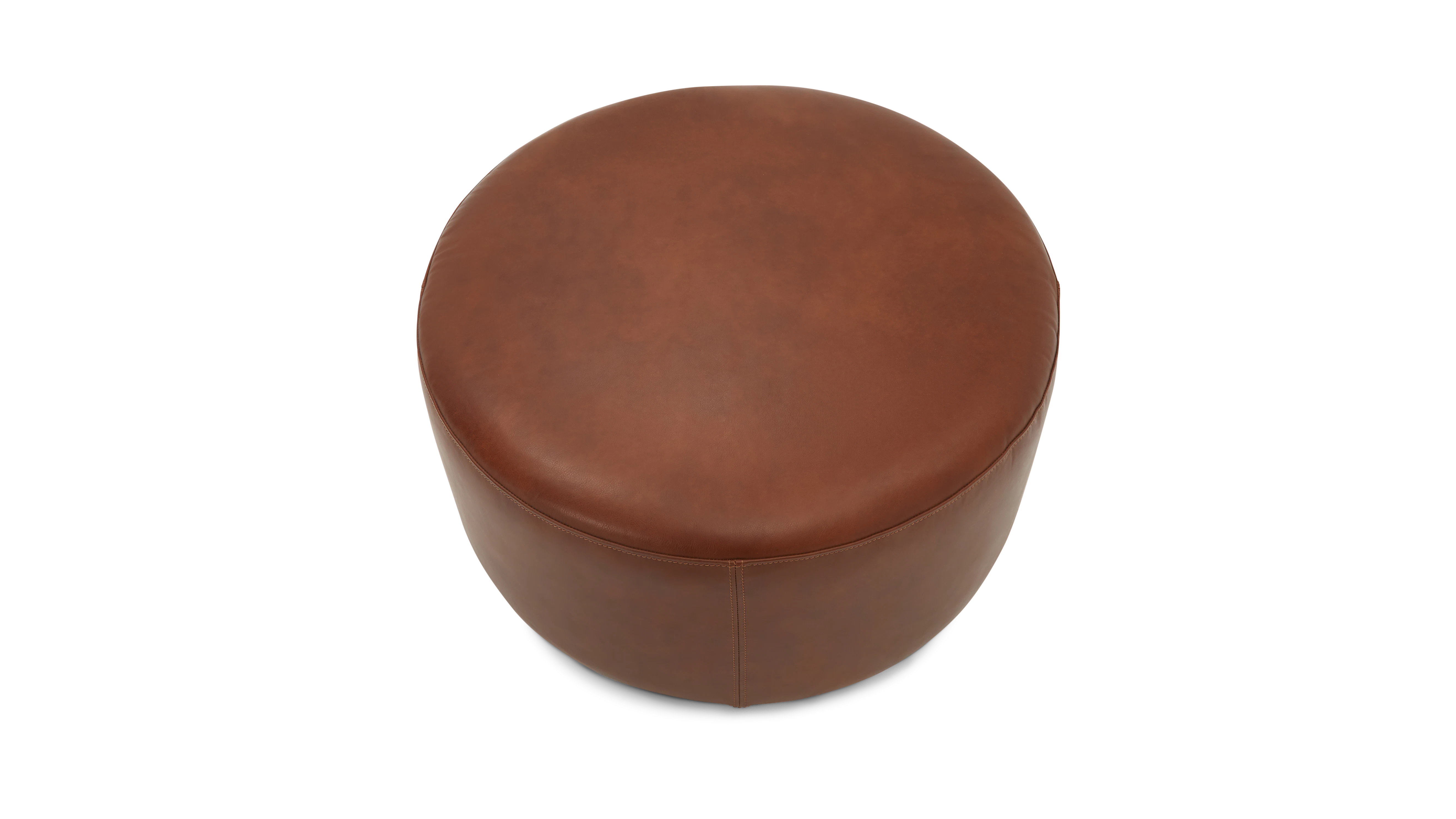 Hanna Leather Ottoman